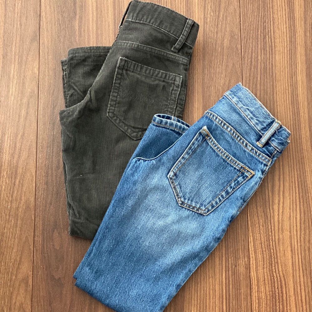 Gap Boot Cut Jeans/Gap Gray Cords
